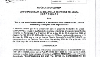 RELACIÓN DE AUTOS Y RESOLUCIONES EMITIDOS POR CORPOURABA