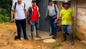 CORPOURABA inició entrega de 50 nuevas unidades sanitarias familiares en San Pedro de Urabá.