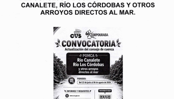 CONVOCATORIA PARA LA CONFORMACIÓN DEL CONSEJO DE CUENCA DEL RÍO CANALETE, RÍO LOS CÓRDOBAS Y OTROS ARROYOS DIRECTOS AL MAR – NSS