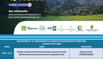 ENCUENTRO N°22 SEGUIMIENTO A PLANES DE ORDENAMIENTO TERRITORIAL.